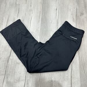 Under Armour Storm Pants Men's Large Black Waterproof Spellout Ankle Zip Jogger